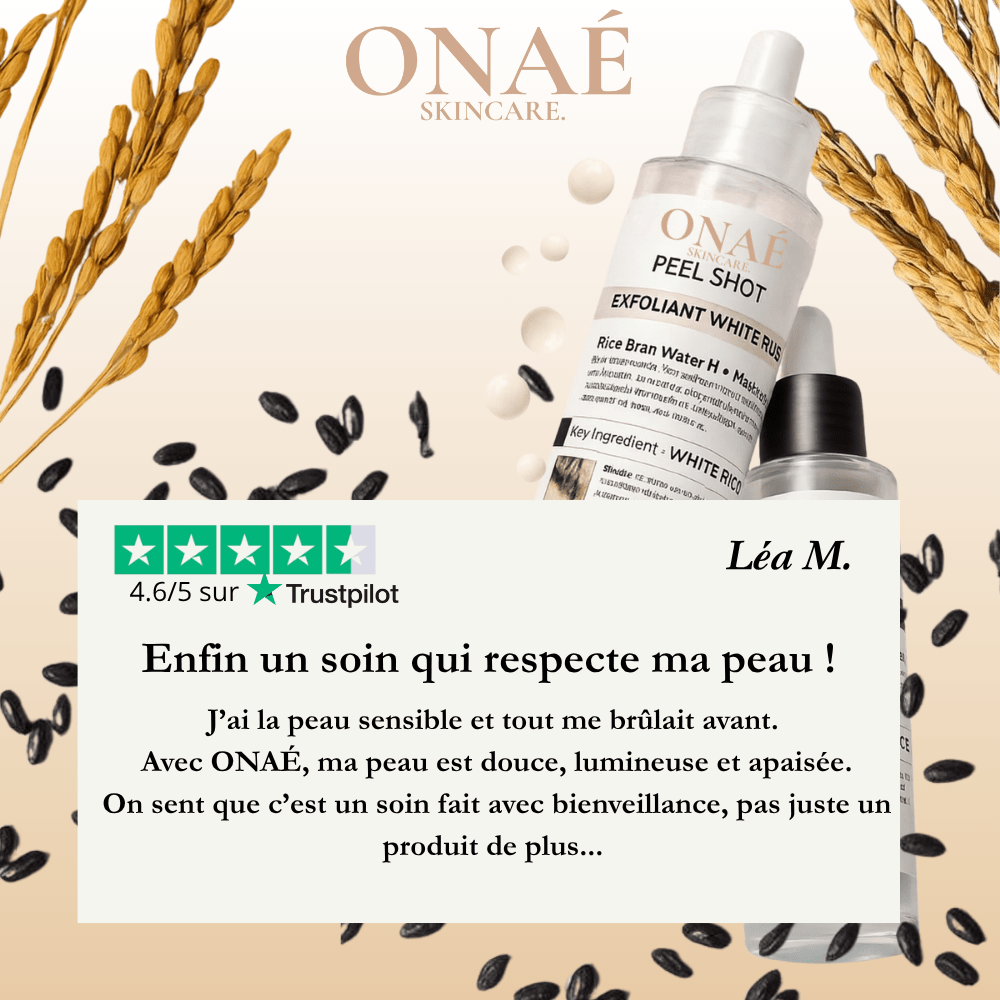 ONAÉ - Exfoliant Doux au Riz Blanc & Noir