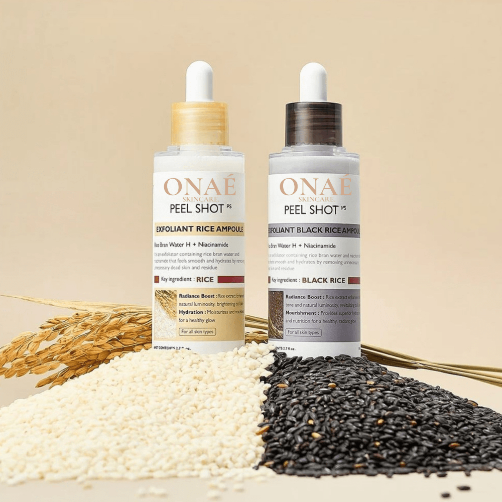 ONAÉ - Exfoliant Doux au Riz Blanc & Noir